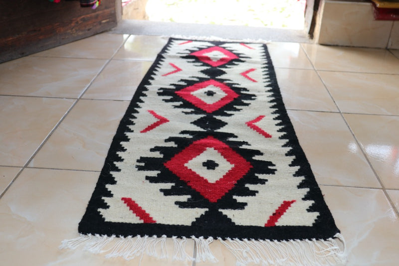 Rug with traditional motif