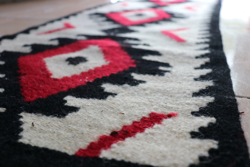 Rug with traditional motif