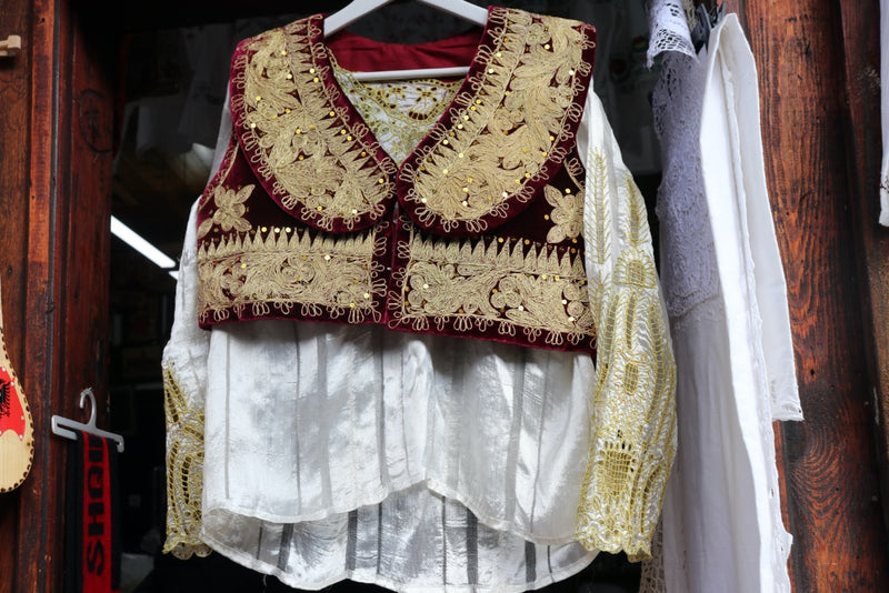 Blouse and vest