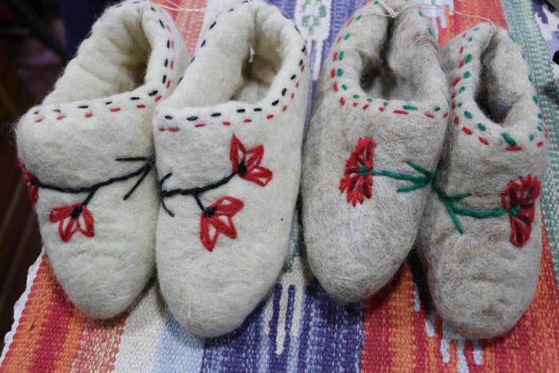 Wool slippers