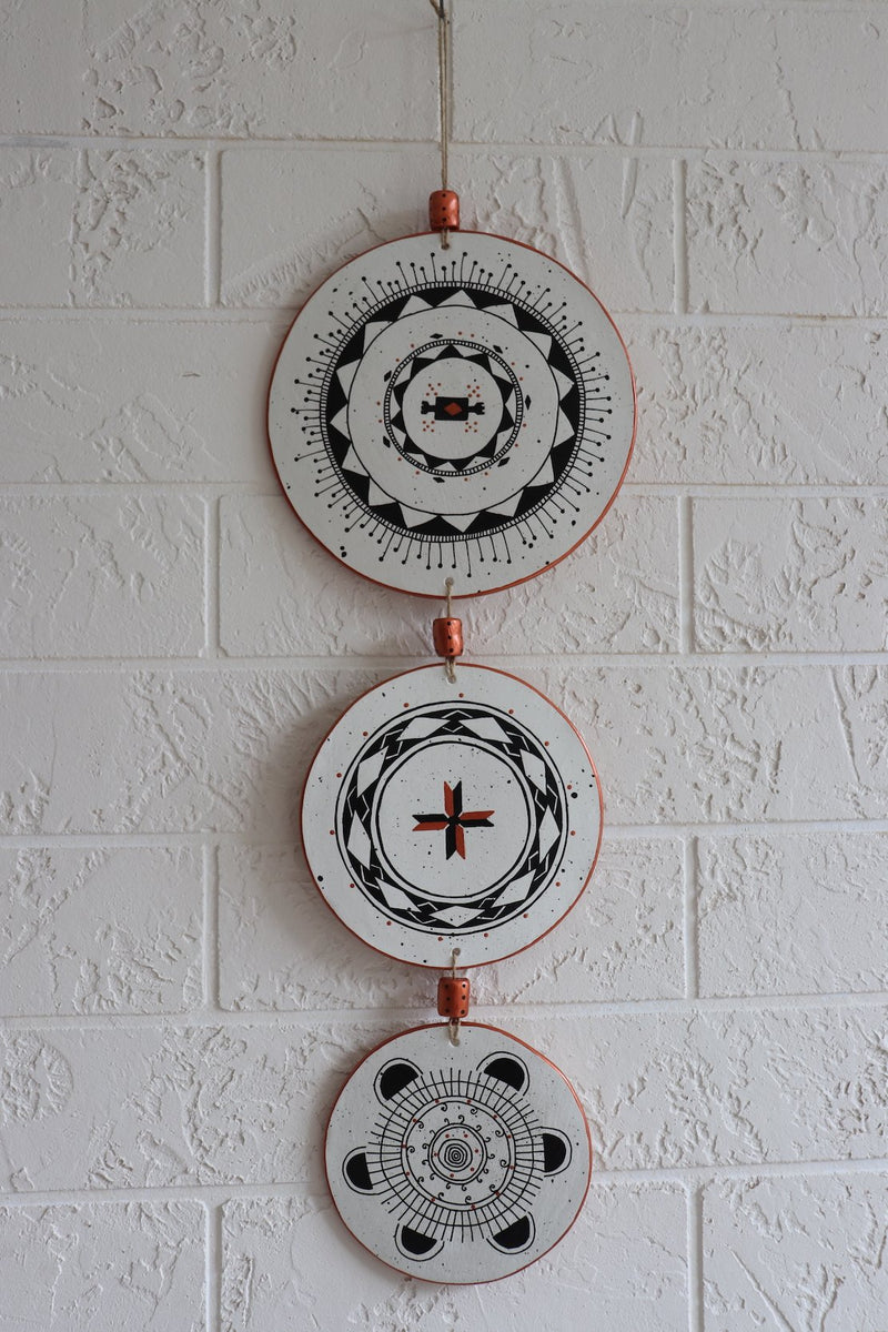 Wall decoration with traditional motif