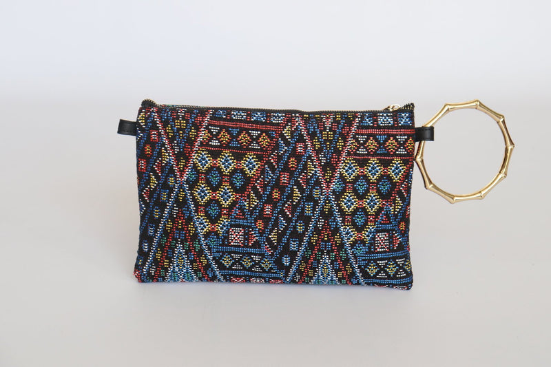 Handbag with traditional motifs